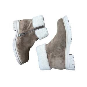 La Canadienne Dixie City Dry Waterproof Shearling Boots Caribou 11M NIB